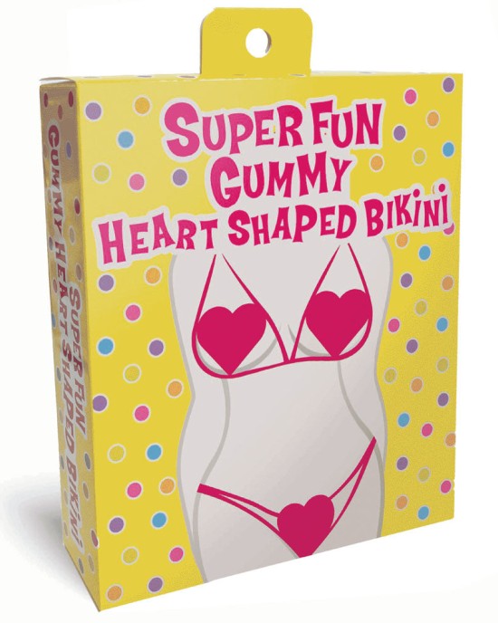 Super Fun Gummy Heart Shaped Bikini - Edible Underwear