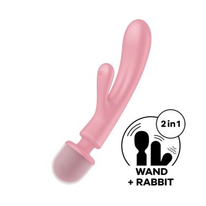 Satisfyer Top Secret - Rabbit Vibrator and Massage Wand - Pink