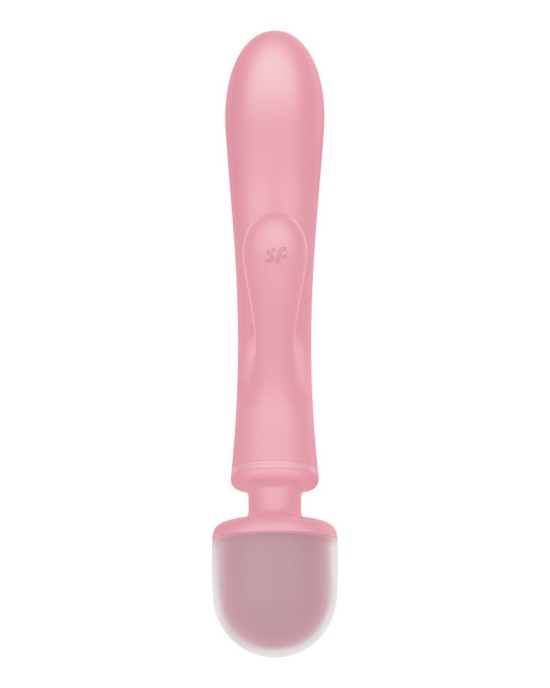 Satisfyer Top Secret - Rabbit Vibrator and Massage Wand - Pink