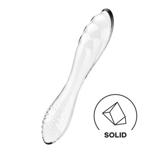 Satisfyer Dazzling Crystal 1 - Glass Dildo - Clear