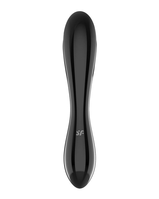 Satisfyer Dazzling Crystal 1 - Glass Dildo - Black