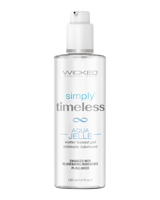 Wicked Simply Timeless Aqua Jelle - Water Based Anal Lubricant - 120ml