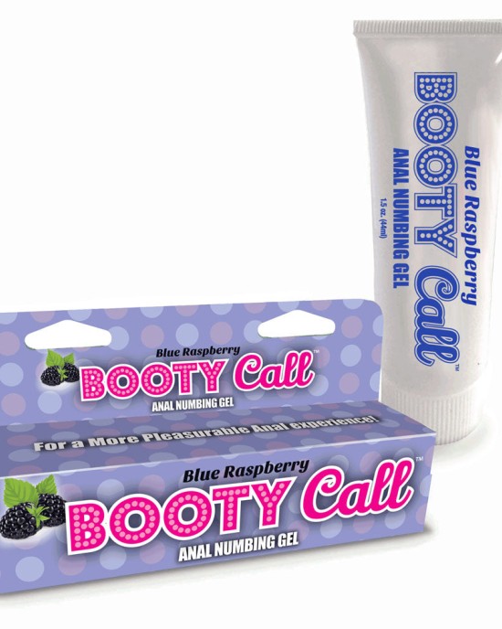 Booty Call Blue Raspberry Flavoured Anal Numbing Gel - 44ml