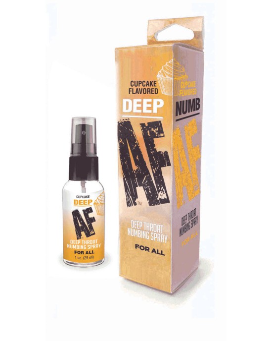 Deep AF - Cupcake Flavoured Deep Throat Spray - 29ml