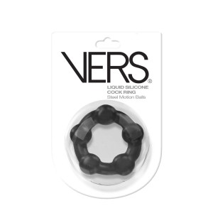 VERS Liquid Silicone Steel Motion C-Ring - Black