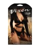 Vixen No Regrets Reversible Wrap Top & Panty - Black - OS