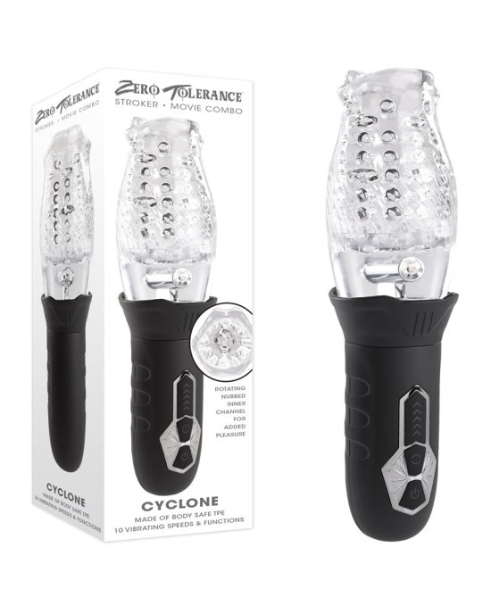 Zero Tolerance Cyclone - Vibrating Spinning Stroker