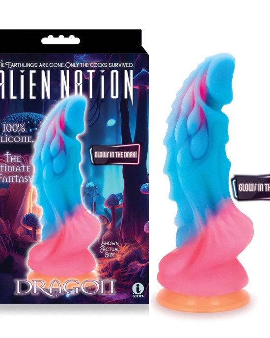 Alien Nation - Glow Dragon Rainbow Fantasy Dong