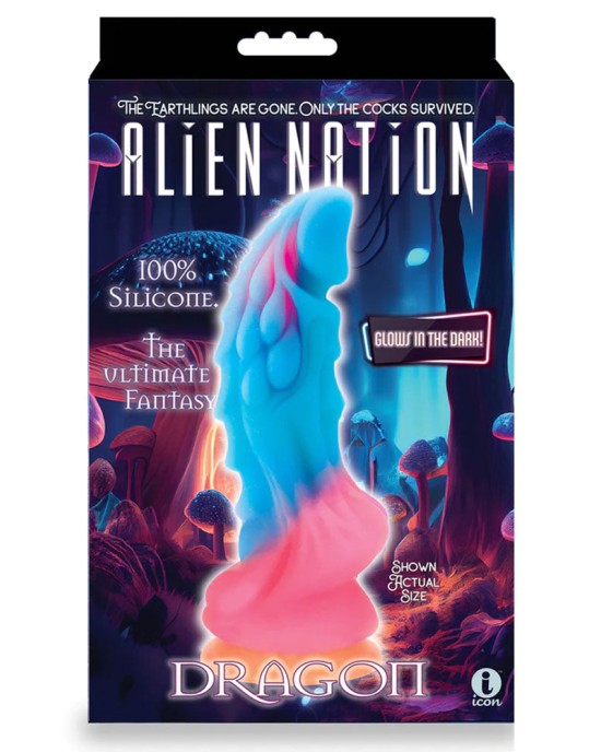 Alien Nation - Glow Dragon Rainbow Fantasy Dong