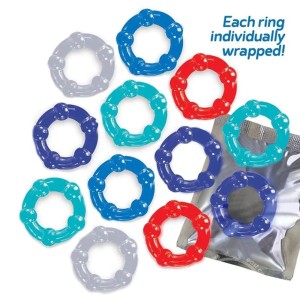 Baller's Dozen - BeadedCock Rings - 12 Pack