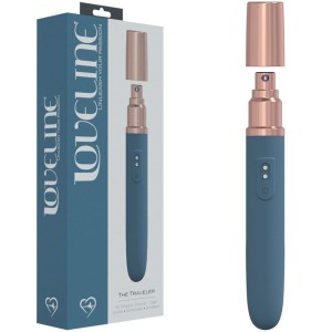 Loveline The Traveler - Vibrator with Lube Applicator - Blue