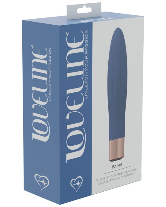 Loveline Fame Mini Vibrator - Blue