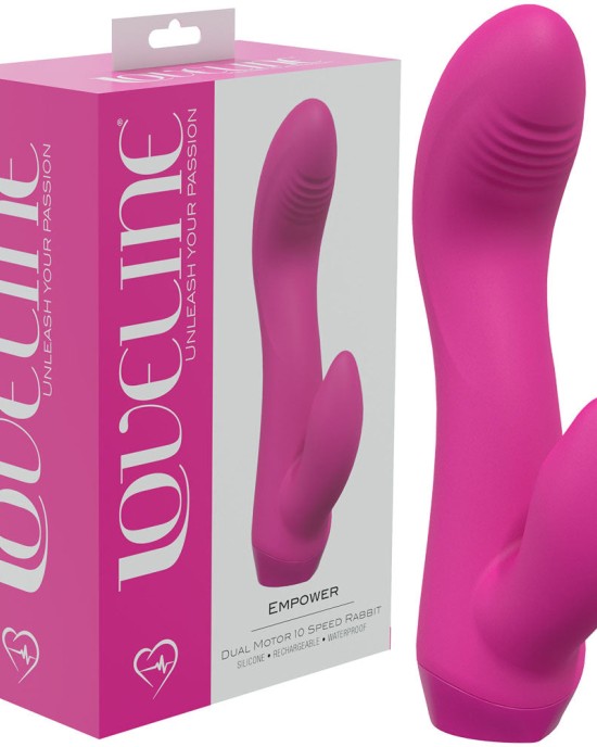 Loveline Empower Rabbit Vibrator - Pink