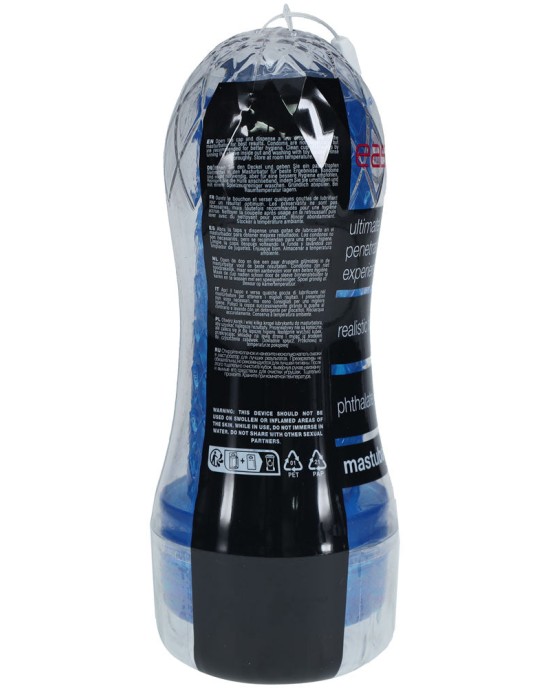 Shots Easy Rider Vagina Stroker - Blue