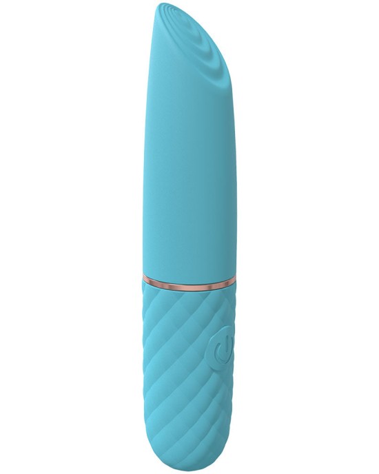 Loveline Beso - Mini Lipstick Vibrator -  Blue