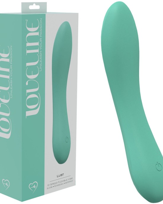 Loveline Lust Flexible Vibrator - Green