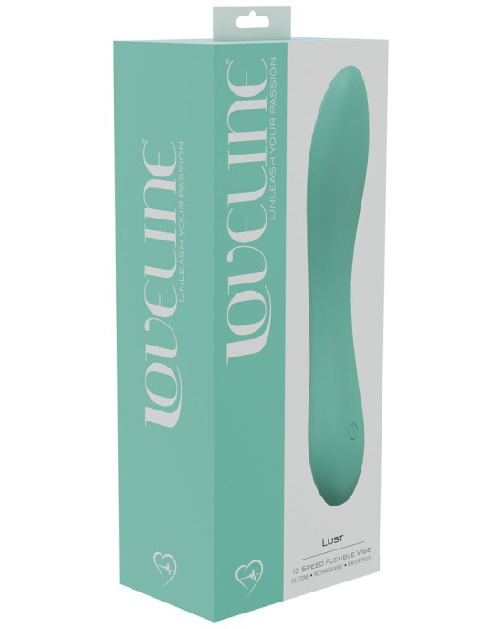 Loveline Lust Flexible Vibrator - Green