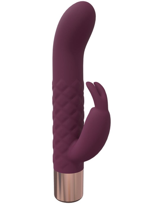 Loveline Devotion Rabbit Vibrators - Burgundy