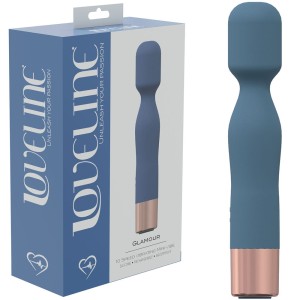 Loveline Glamour Massage Wand - Blue