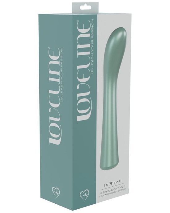 Loveline La Perla III Vibrator - Pearlescent Green