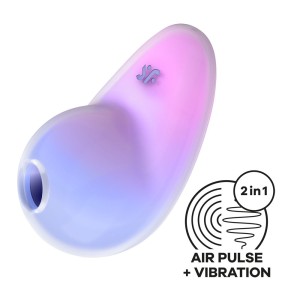 Satisfyer Pixie Dust - Vibrating Air Pulse Stimulator - Violet/Pink