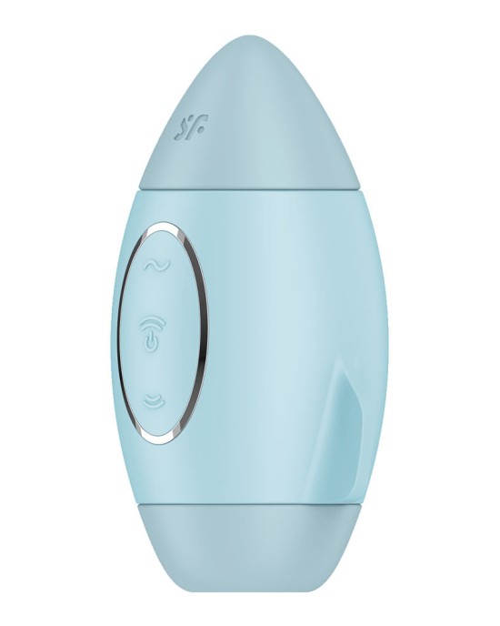 Satisfyer Mission Control - Vibrating Air Pulse Stimulator - Blue