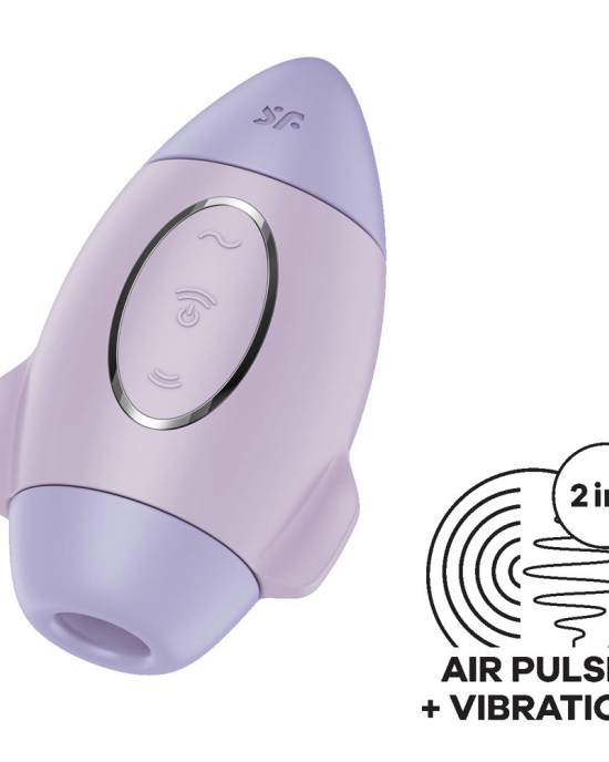 Satisfyer Mission Control - Vibrating Air Pulse Stimulator - Violet