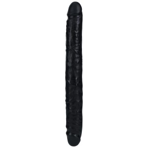 RealRock 12 Inch Slim Double Dildo - Black