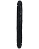 RealRock 12 Inch Slim Double Dildo - Black