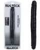 RealRock 14 Inch Thick Double Dildo - Black