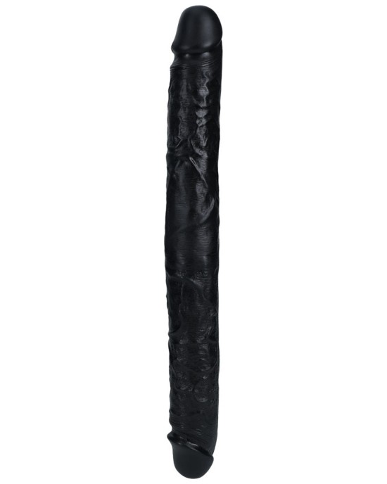 RealRock 14 Inch Thick Double Dildo - Black