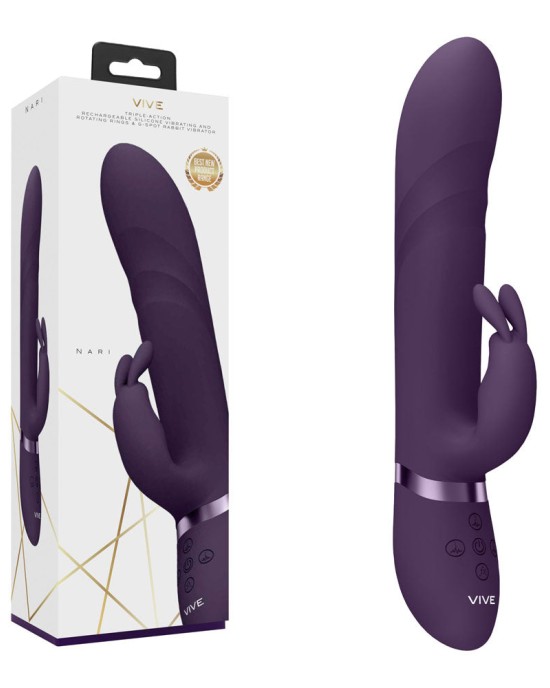 Vive Nari Rabbit Vibrator - Purple