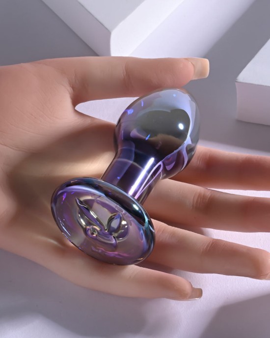 Playboy Pleasure Jewels - Glass Butt Plug