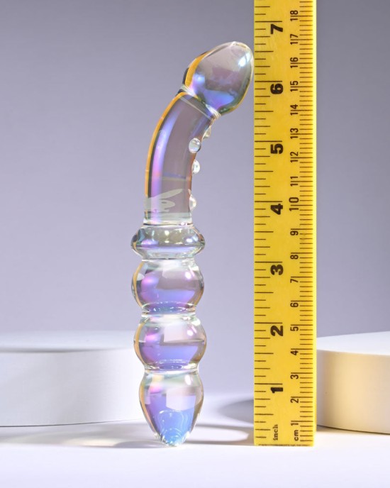 Playboy Pleasure Jewels Glass Double Ended Dildo