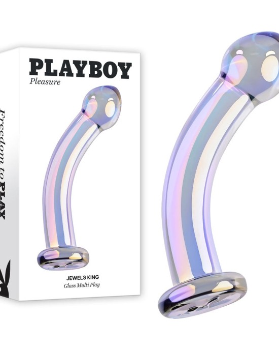 Playboy Pleasure Jewels King Glass Dildo