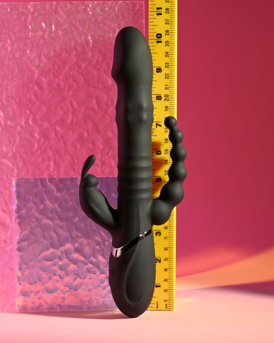 Playboy Pleasure Big Bunny Energy Vibrator with Anal Beads