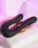 Playboy Pleasure The Swan - Dual Ended Vibrator - Black