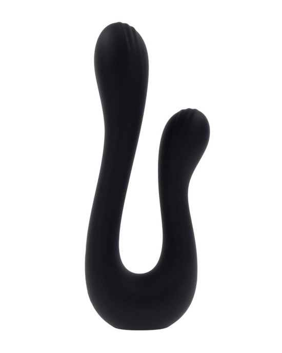 Playboy Pleasure The Swan - Dual Ended Vibrator - Black