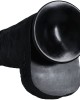 RealRock 10 Inch Extra Thick Dildo with Balls - Black