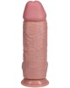 RealRock 10 Inch Extra Thick Dildo with Balls - Flesh