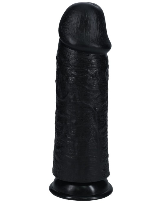 RealRock 10 Inch Extra Thick Dildo - Black