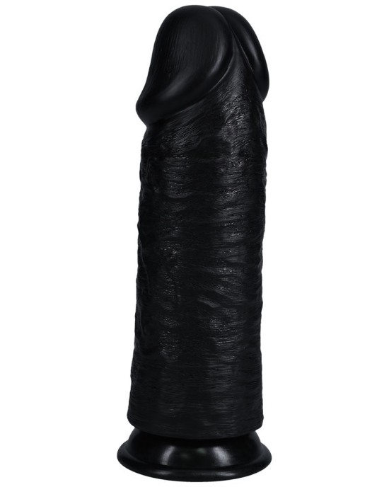 RealRock 10 Inch Extra Thick Dildo - Black