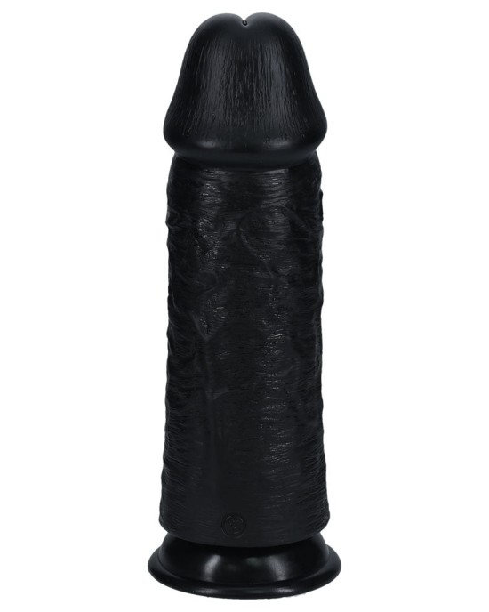 RealRock 10 Inch Extra Thick Dildo - Black