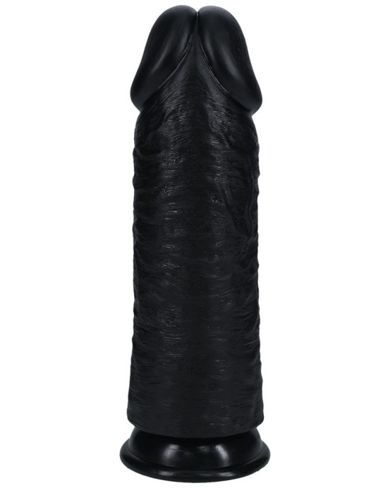 RealRock 10 Inch Extra Thick Dildo - Black