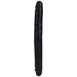 RealRock 14 Inch Slim Double Dildo - Black