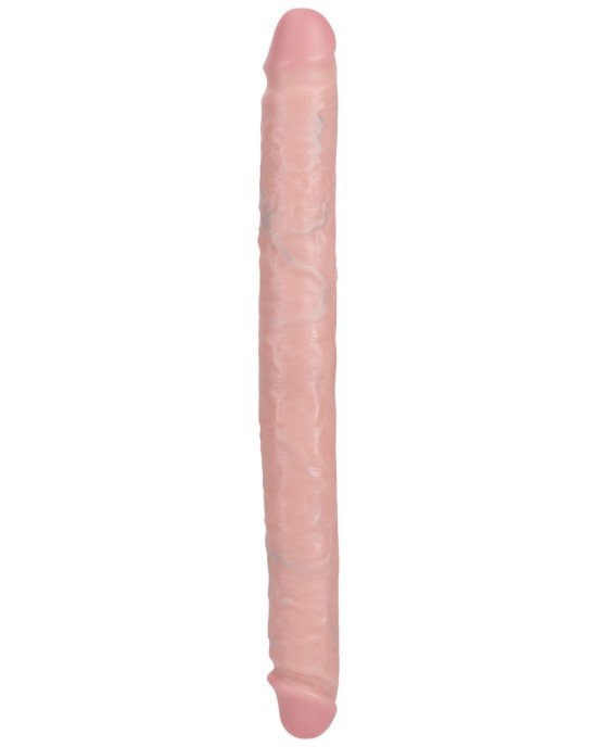 RealRock 14 Inch Slim Double Dildo - Flesh