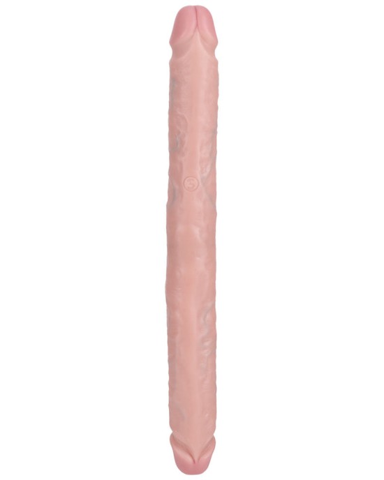 RealRock 14 Inch Slim Double Dildo - Flesh