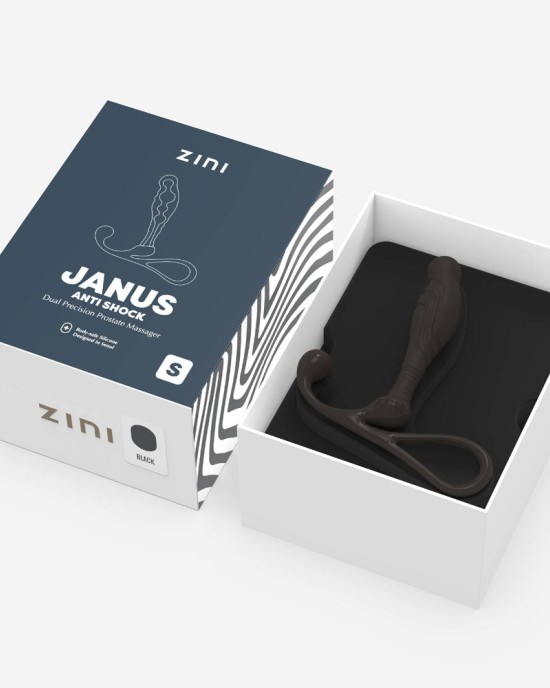 Zini Janus Anti Shock Prostate Massager - Small - Black