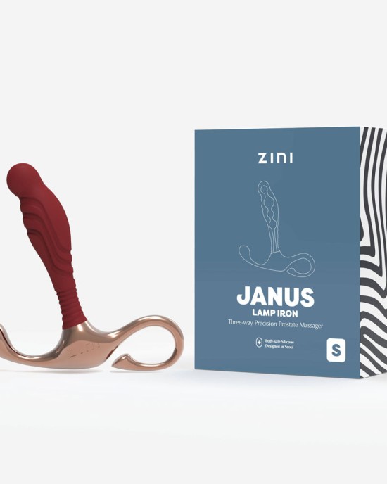 Zini Janus Lamp Iron Prostate Massager - Small - Red