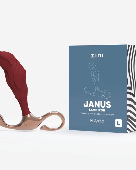 Zini Janus Lamp Iron Prostate Massager - Large - Red